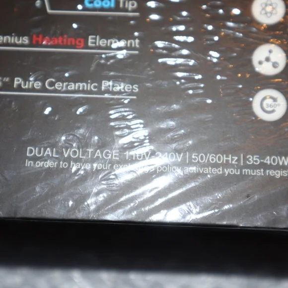 Royale Platinum Genius Heating Hair Straightener Pure Ceramic Plates 1.25" Lime - Picture 11 of 11